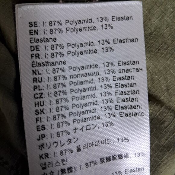 Fjallraven High Coast Hike Belted Trousers 29 - Picture 7 of 7